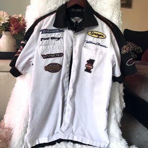 Men’s button down Harley Shirt